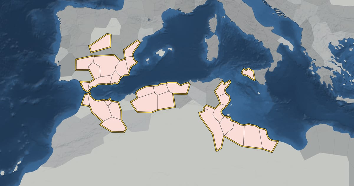 Map of Carthage in 213 BC, at its largest extent